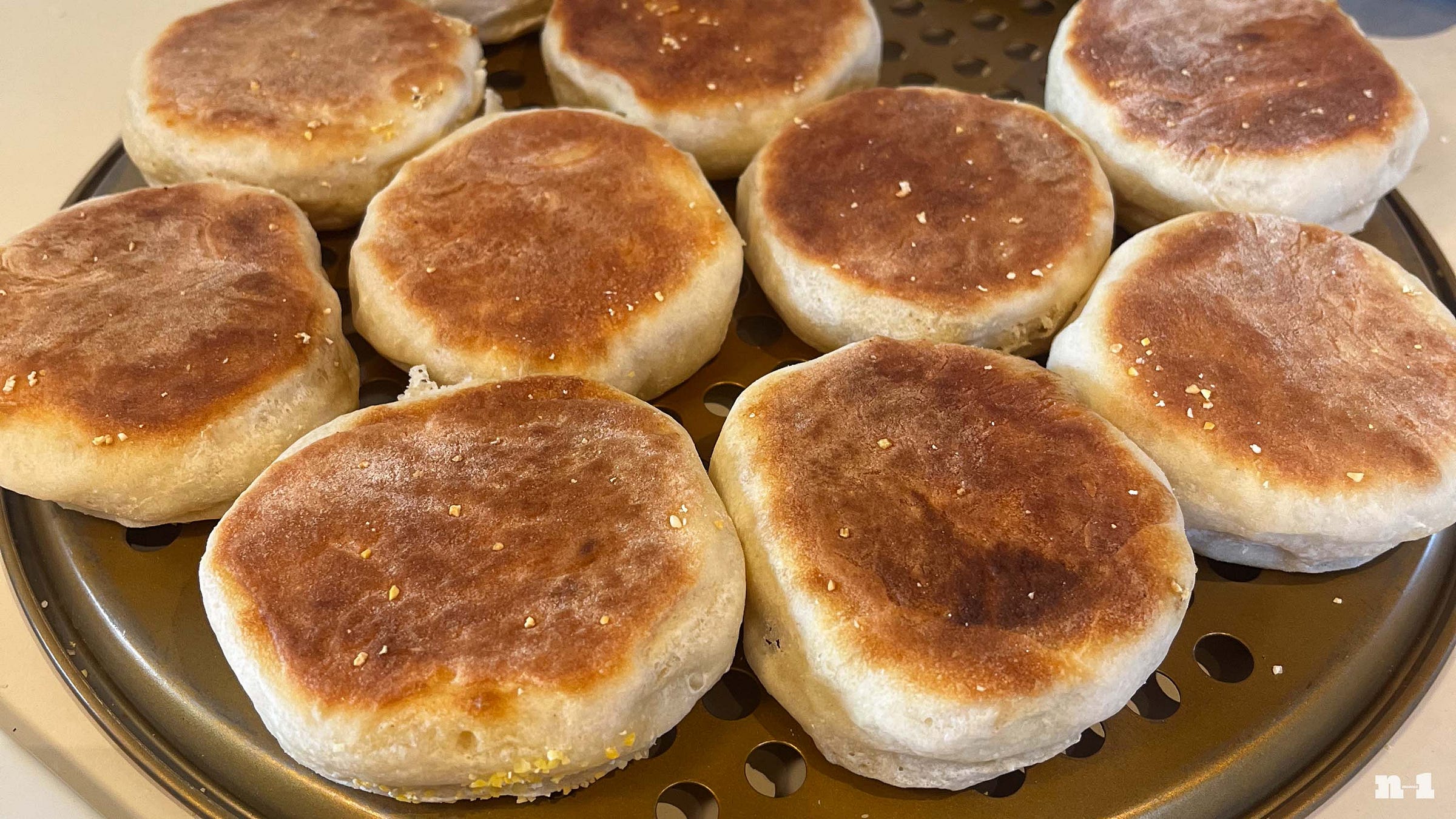 sourdough English muffins