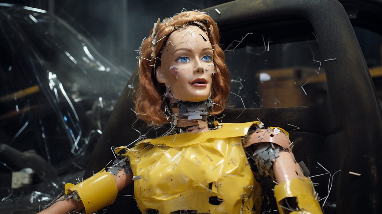 Female crash Test Dummy