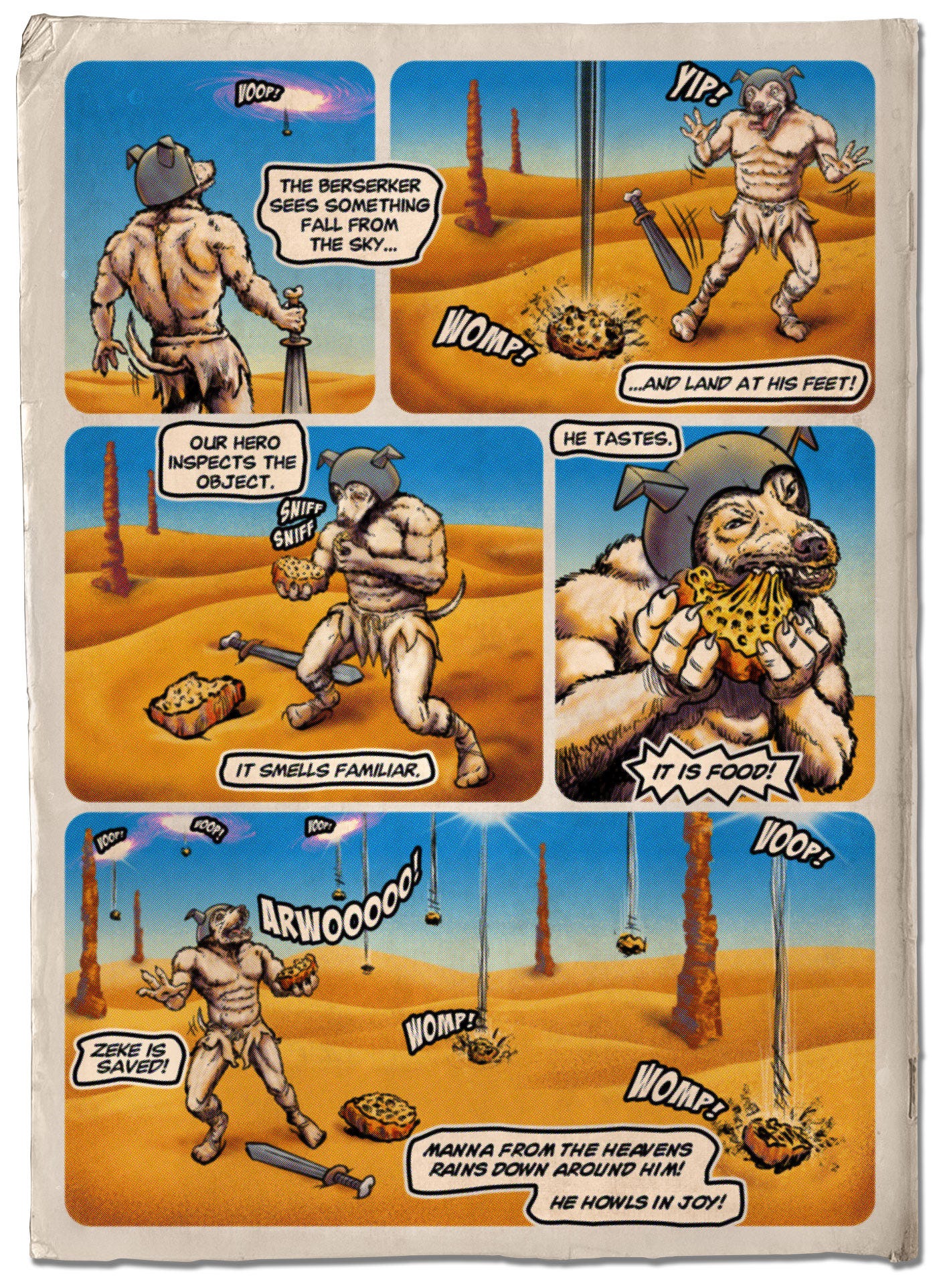 The Sloppy Gods Page 3 comic by ER Flynn