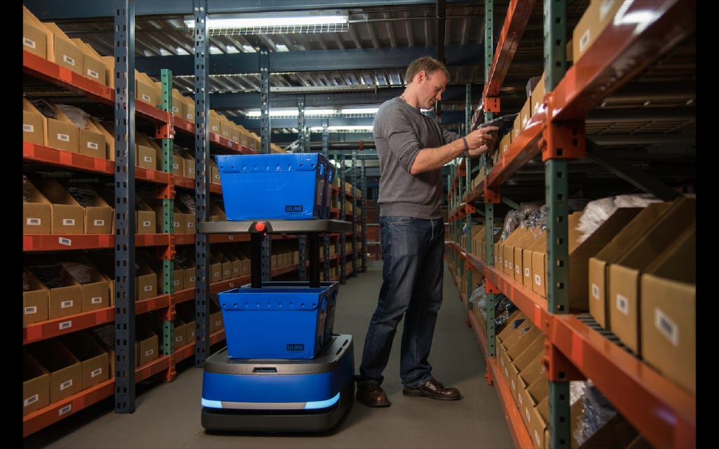 6 River Systems unveils warehouse robots that show workers the way |  TechCrunch