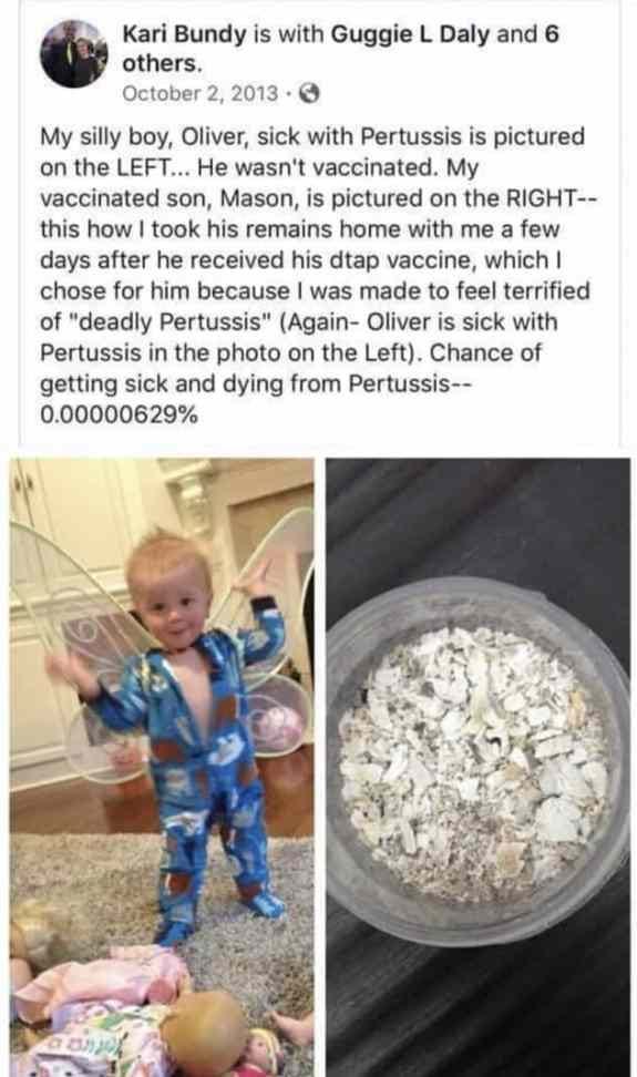 Baby Died SIDS Vaccines Pertussis