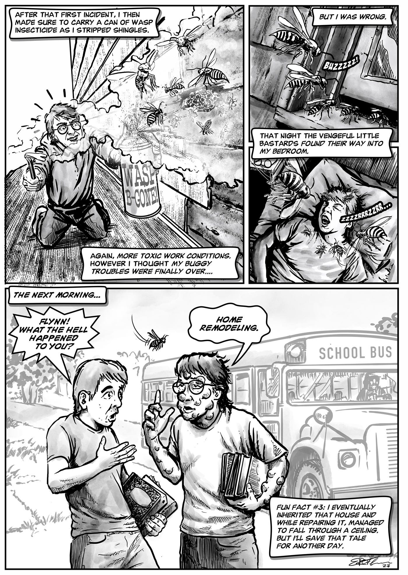 A wasps Tale page 3 comic by ER Flynn