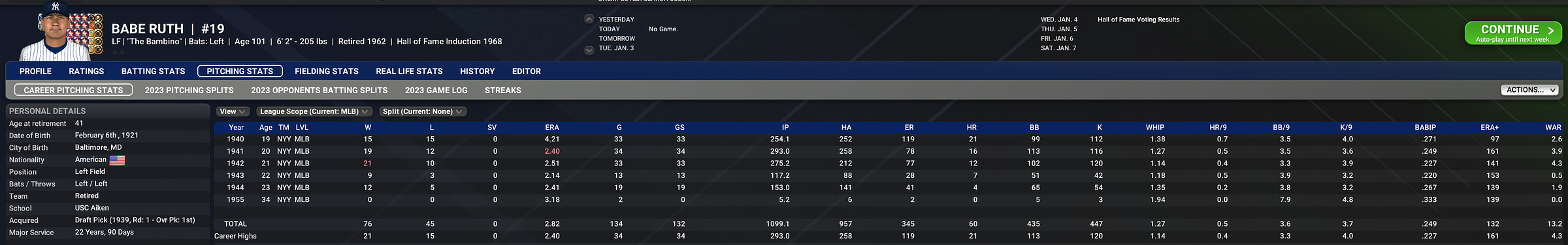 OOTP Babe Ruth