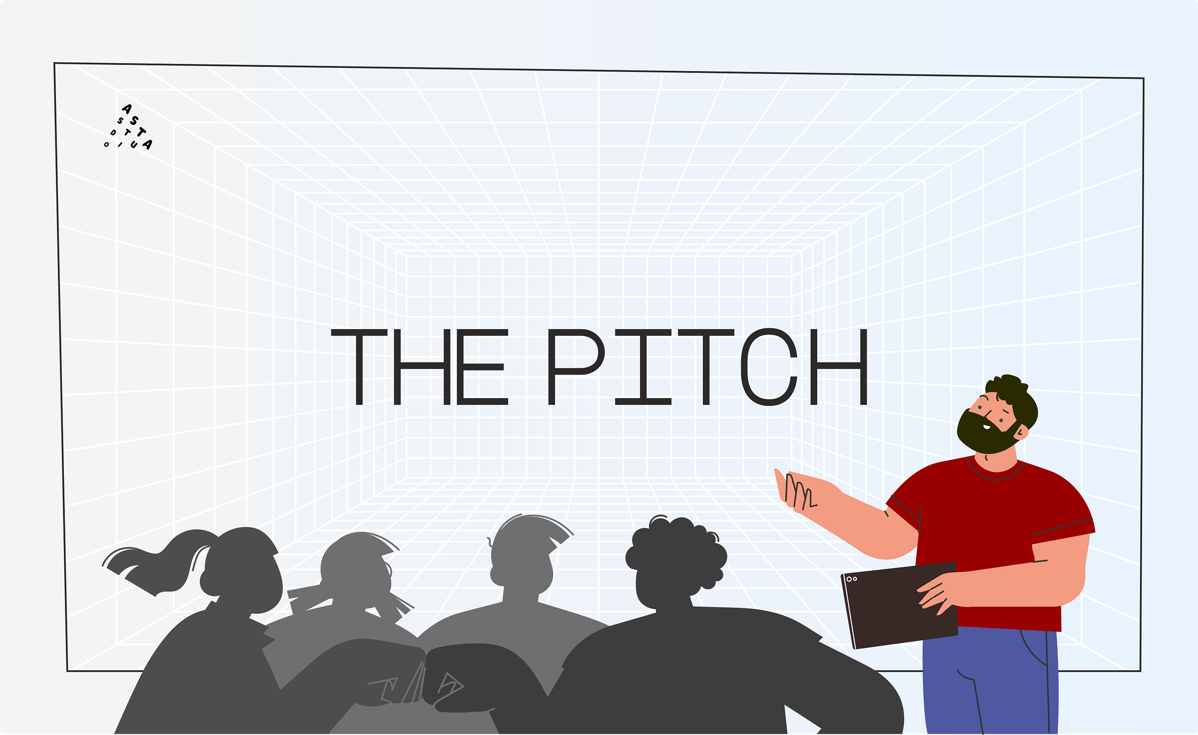 Illutration for the article: The pitch presentation of a project 