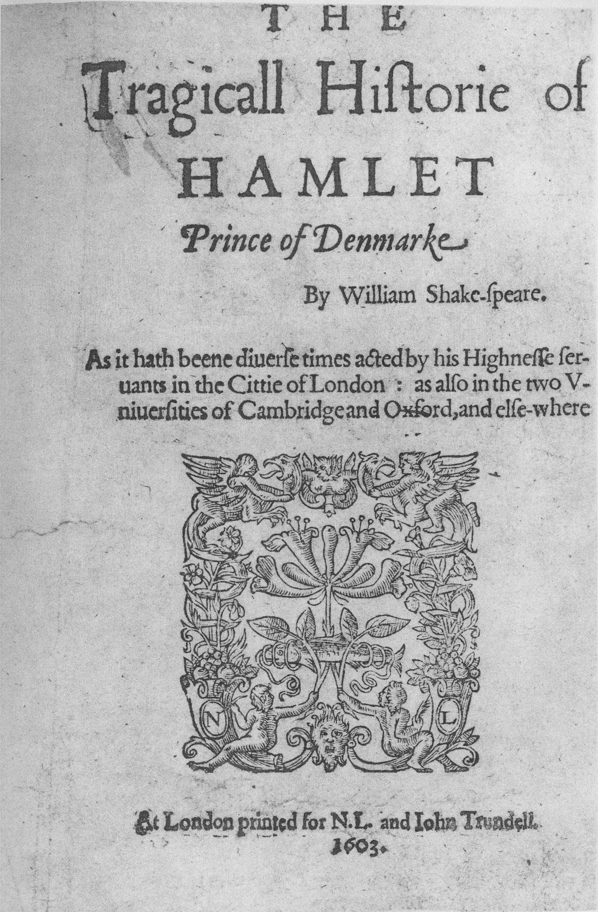 Hamlet Q1 - Wikipedia