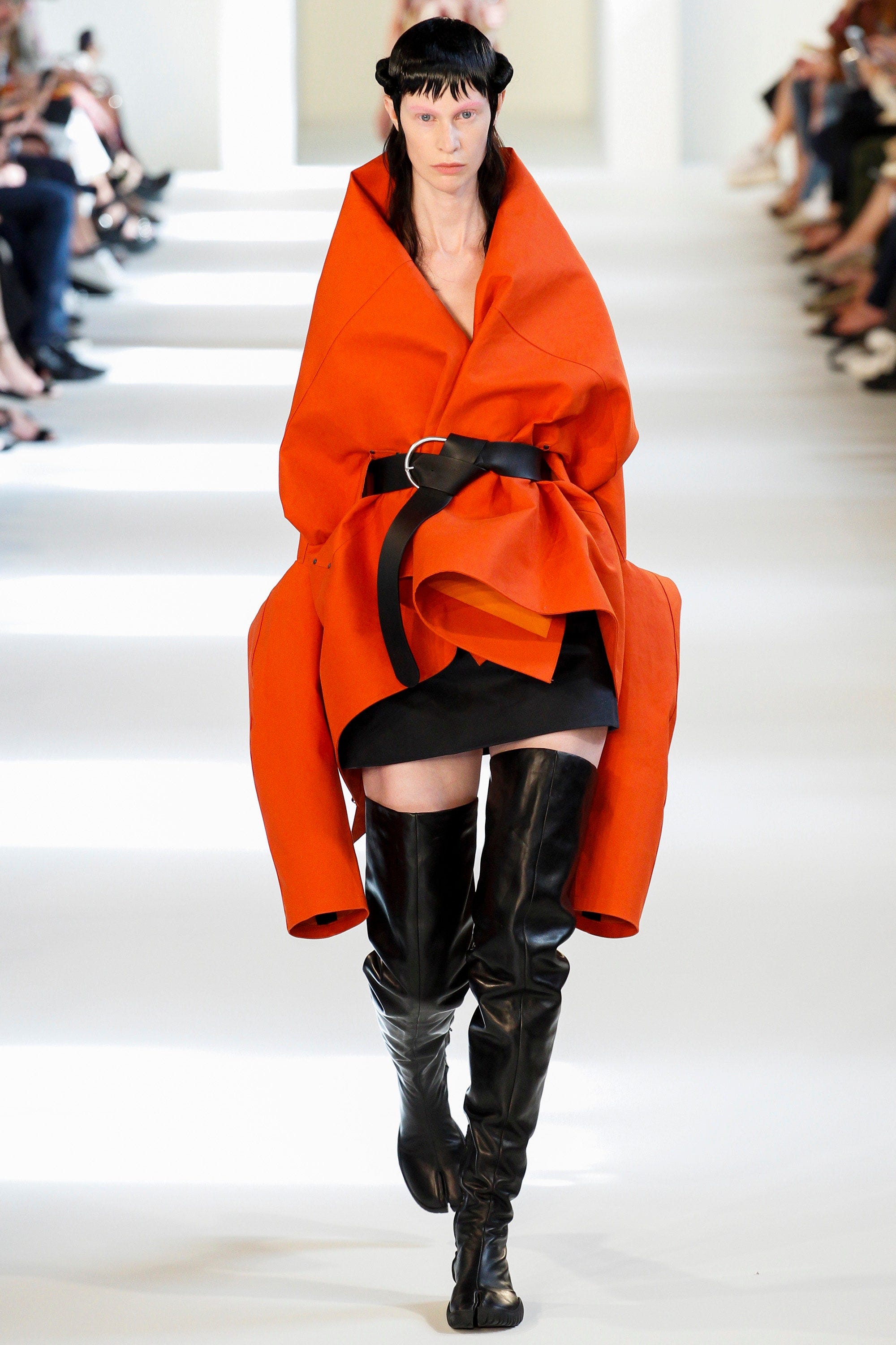 Image may contain Clothing Apparel Human Person Coat Footwear and Sleeve