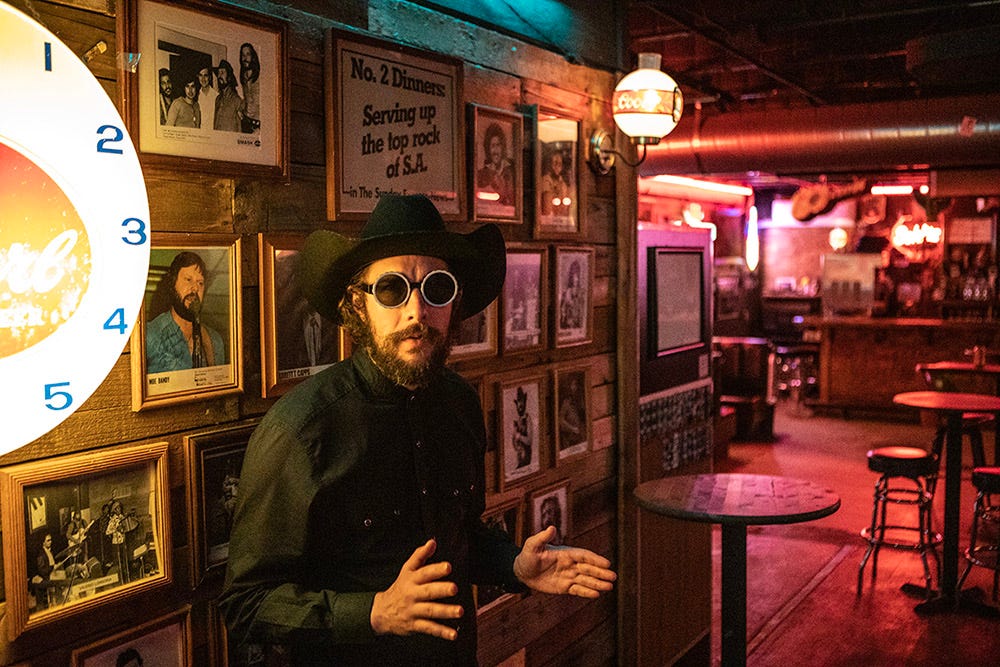 Garrett T. Capps at the Lonesome Dove. Photo by Kirk Weddle