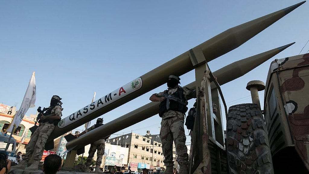 Hamas and other Palestinian militant groups in Gaza have a wide variety of missiles