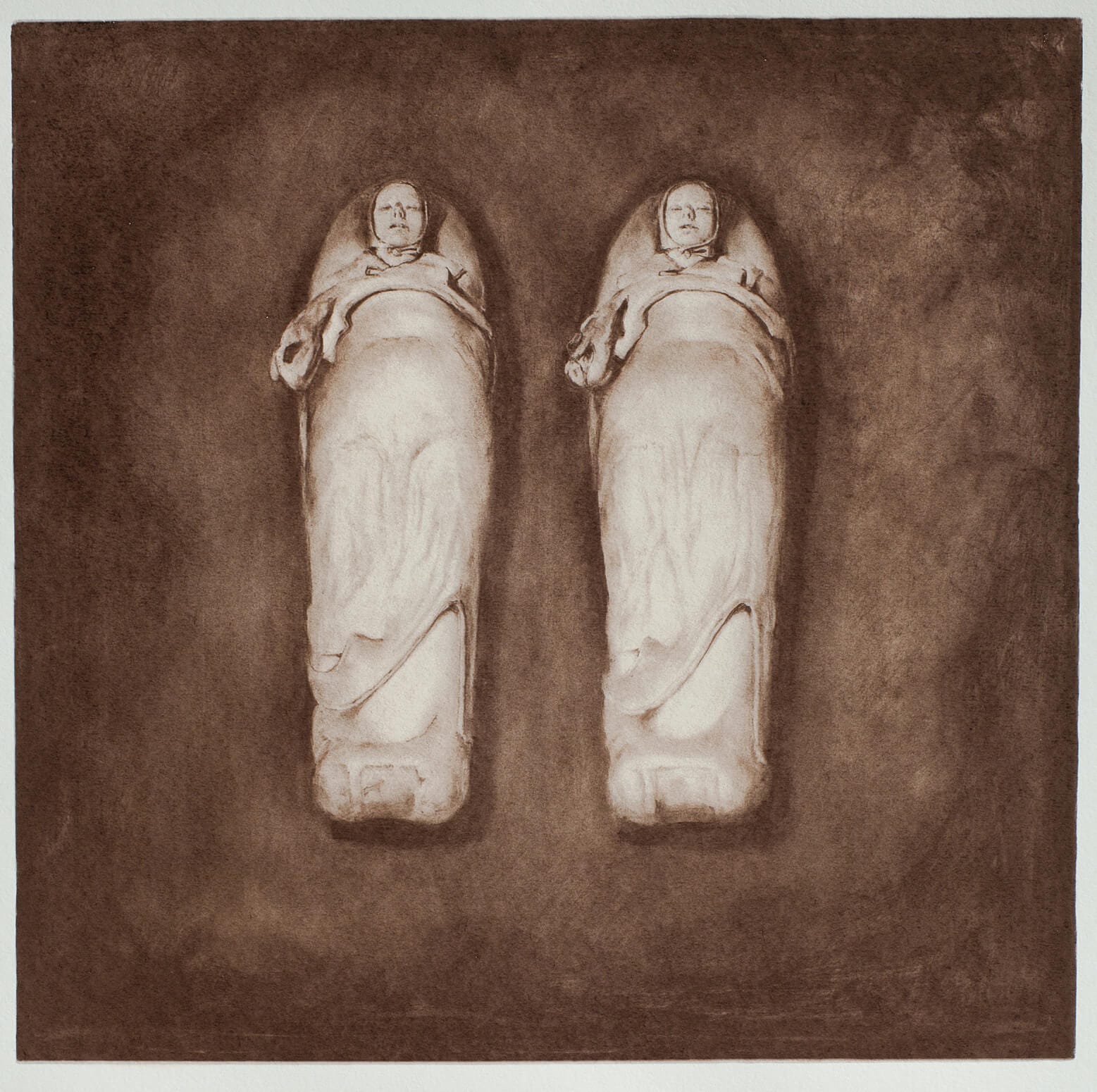 Sleeping Twins by Odd Nerdrum