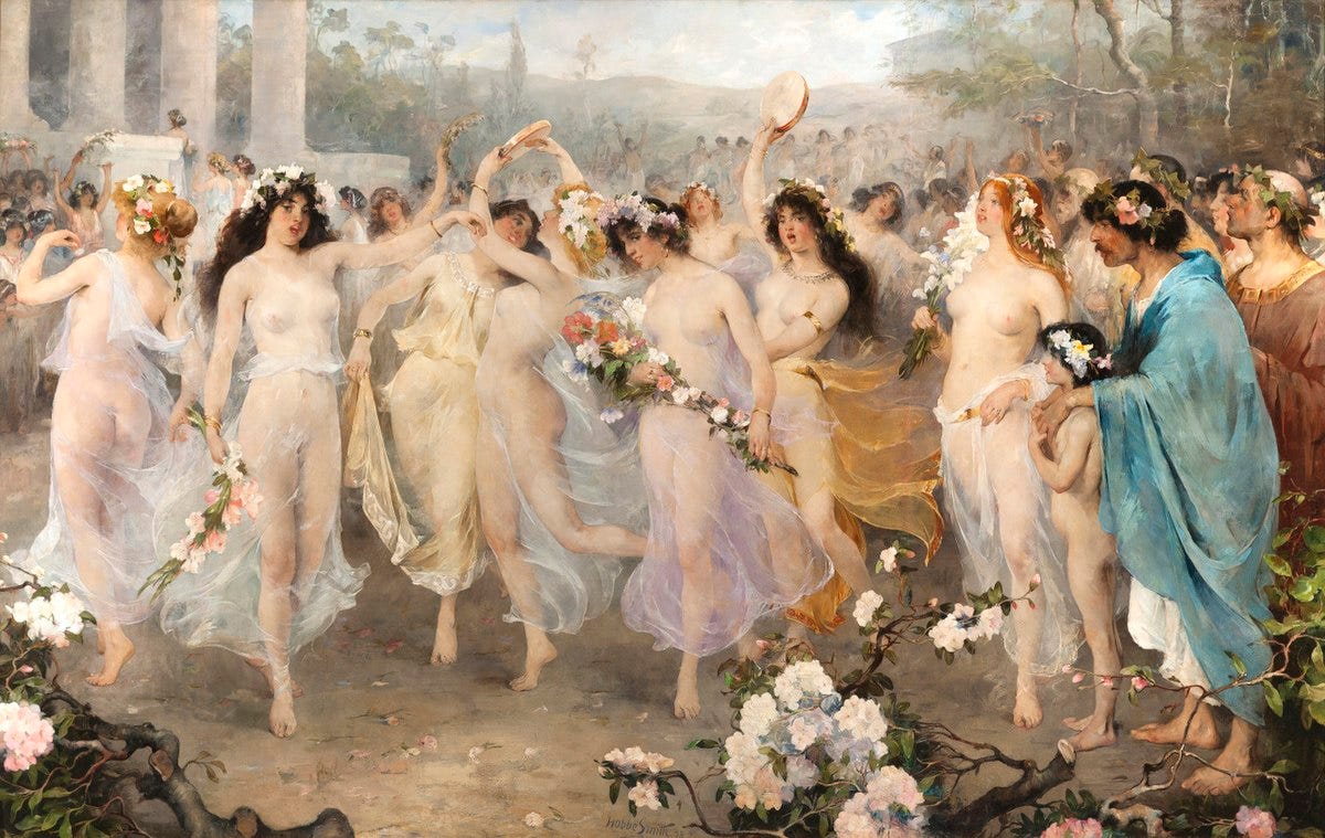 File:Hobbe Smith (1862 - 1942) - Floralia - painting, 1898.jpg ...