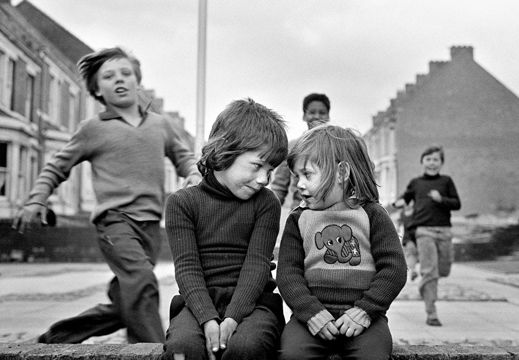 Richard and Louise by Tish Murtha. From the series Elswick Kids (1978)