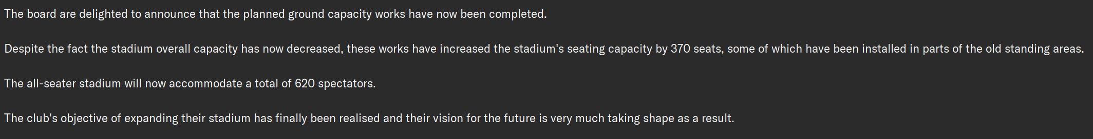 Football Manager Stadium Issues