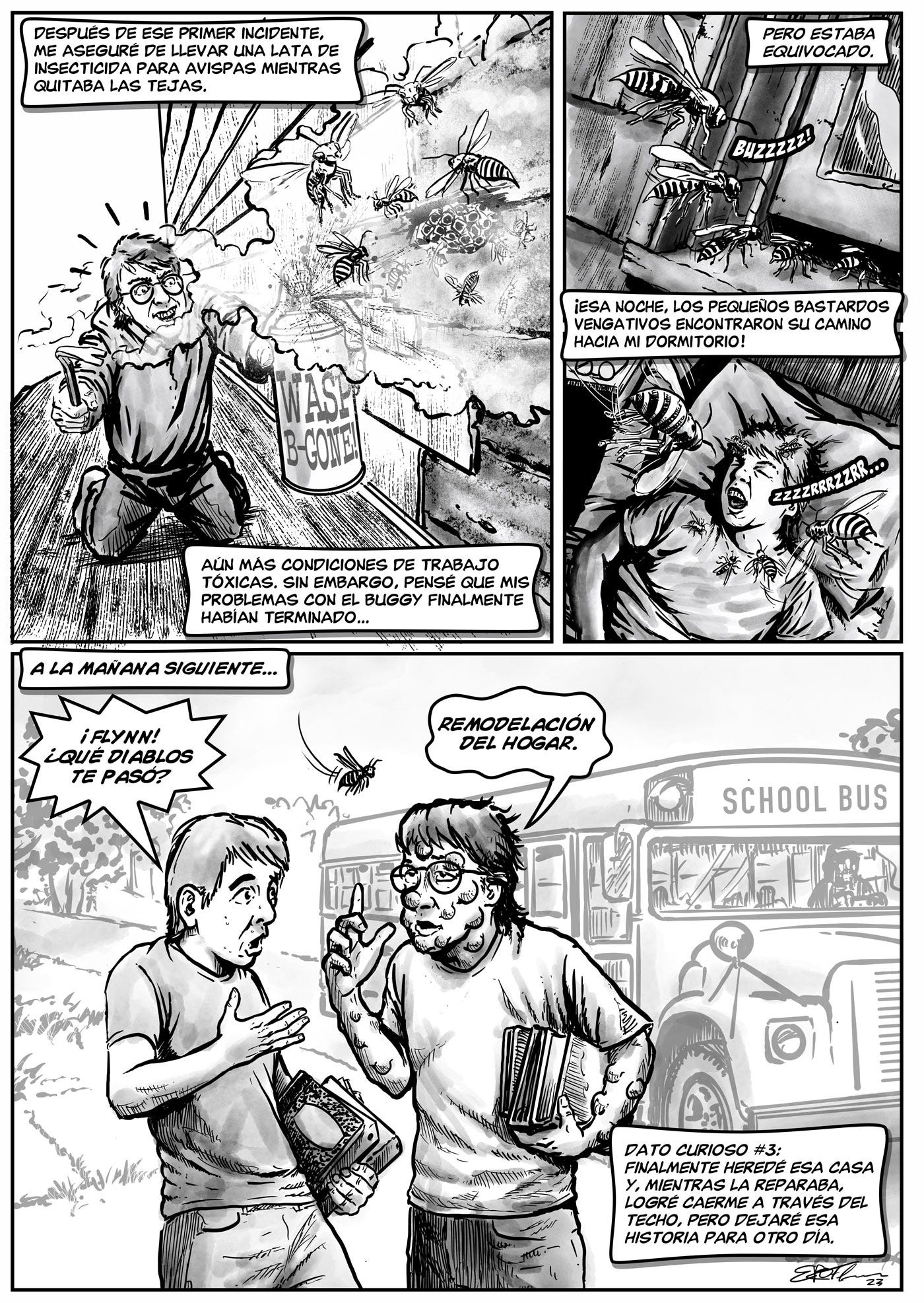 El Cuento de Avispas page 3 Comic by ER Flynn