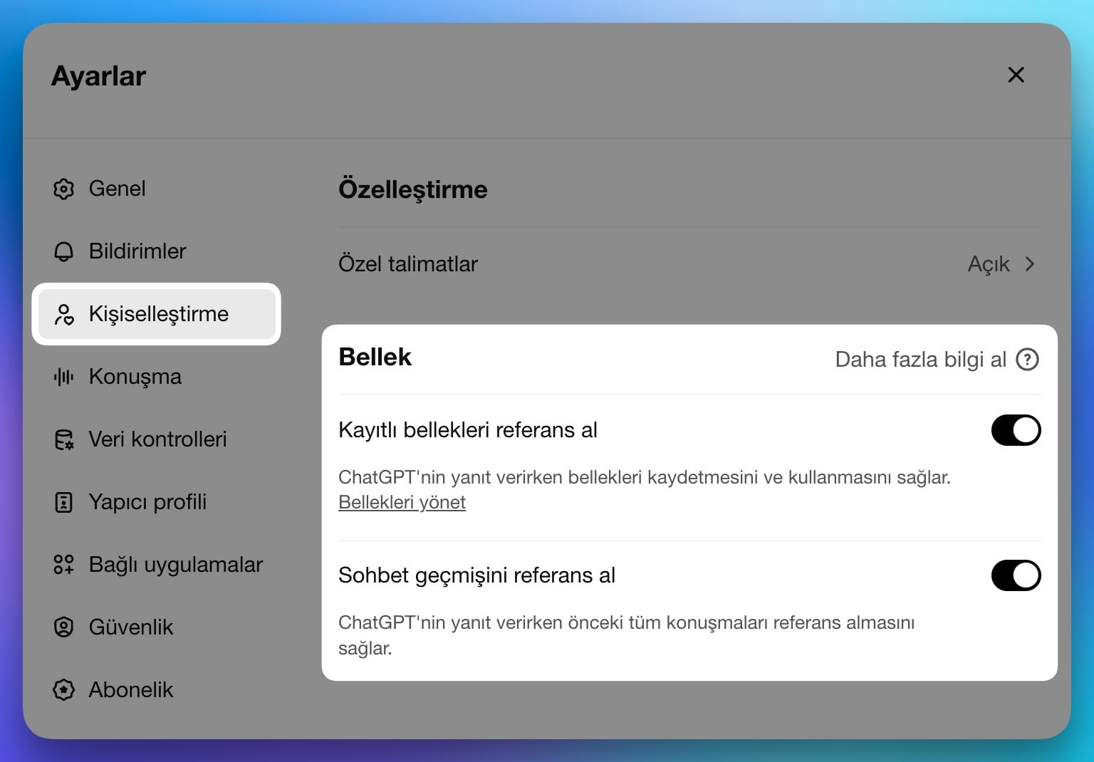 Chatgpt Memory Personalization Settings - Image Crafted by Author with Chatgpt