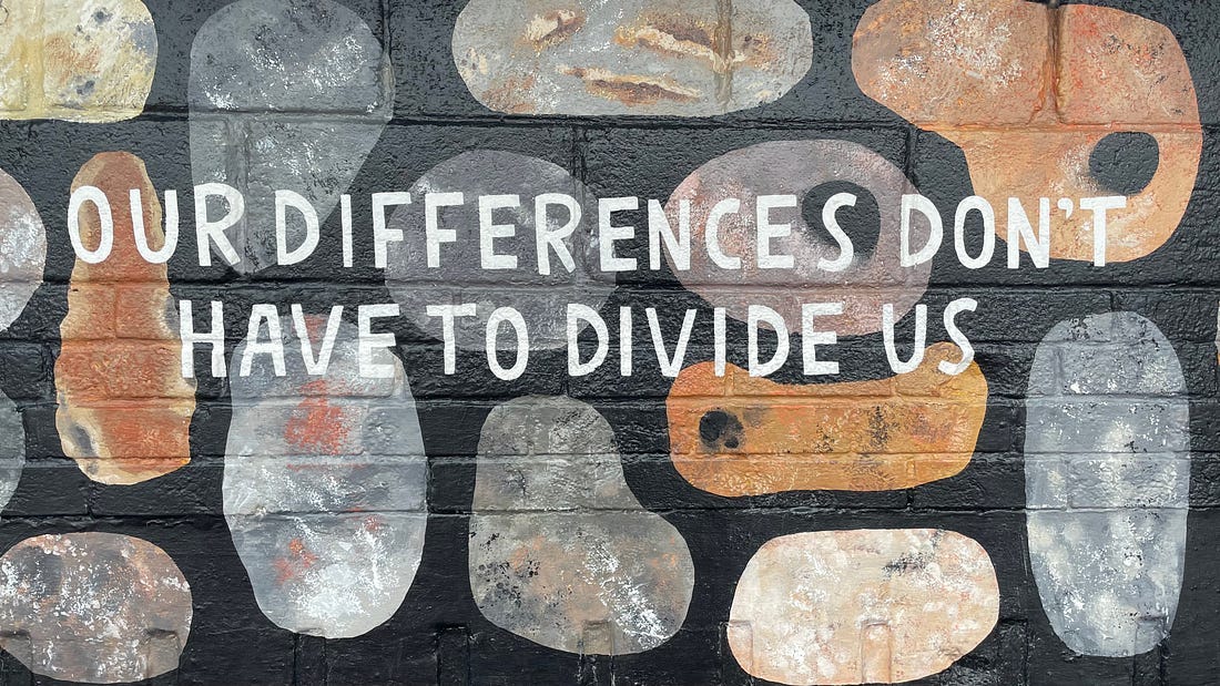 Our Differences Don't Have to Divide Us- Photo by Belinda Fewings on Unsplash