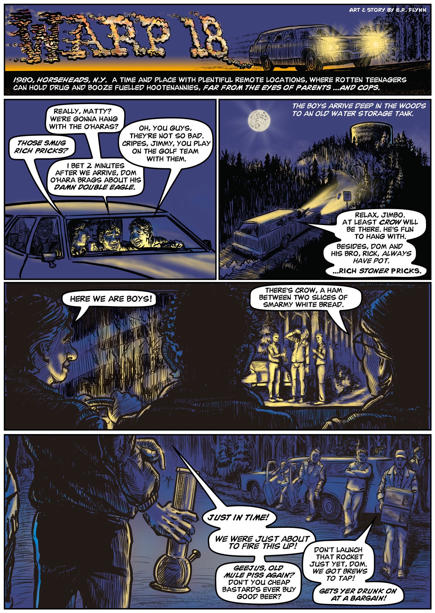 Warp 18 Page 1 Comic by ER Flynn