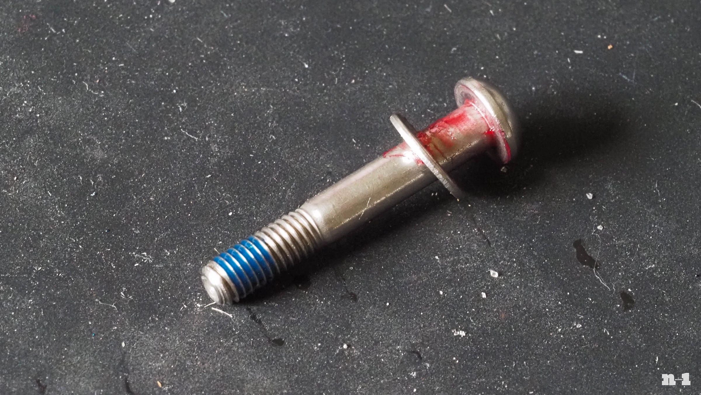 Flat mount bolt prep