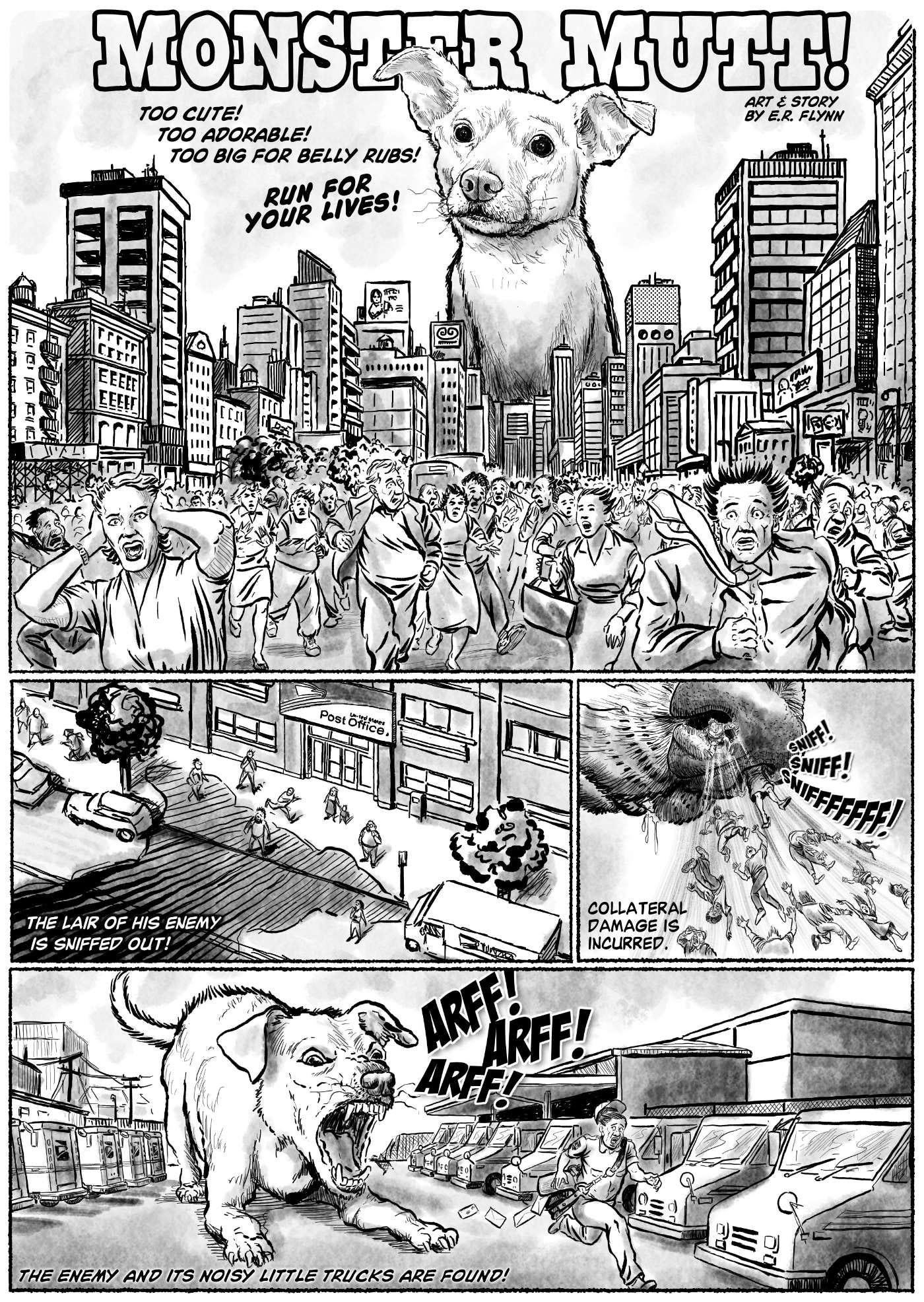 Monster Mutt Page 1 Comic by ER Flynn