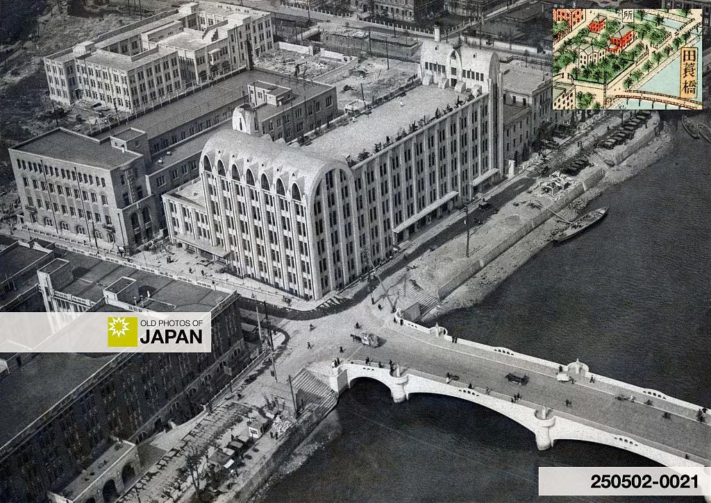 Osaka Central Telegraph Office, 1929 Osaka Central Telegraph Office, 1929