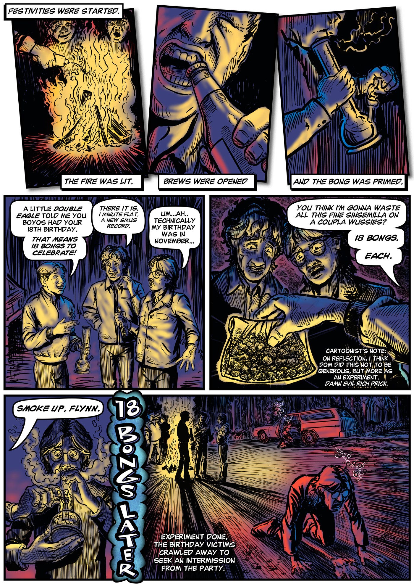 Warp 18 Page 2 Comic by ER Flynn