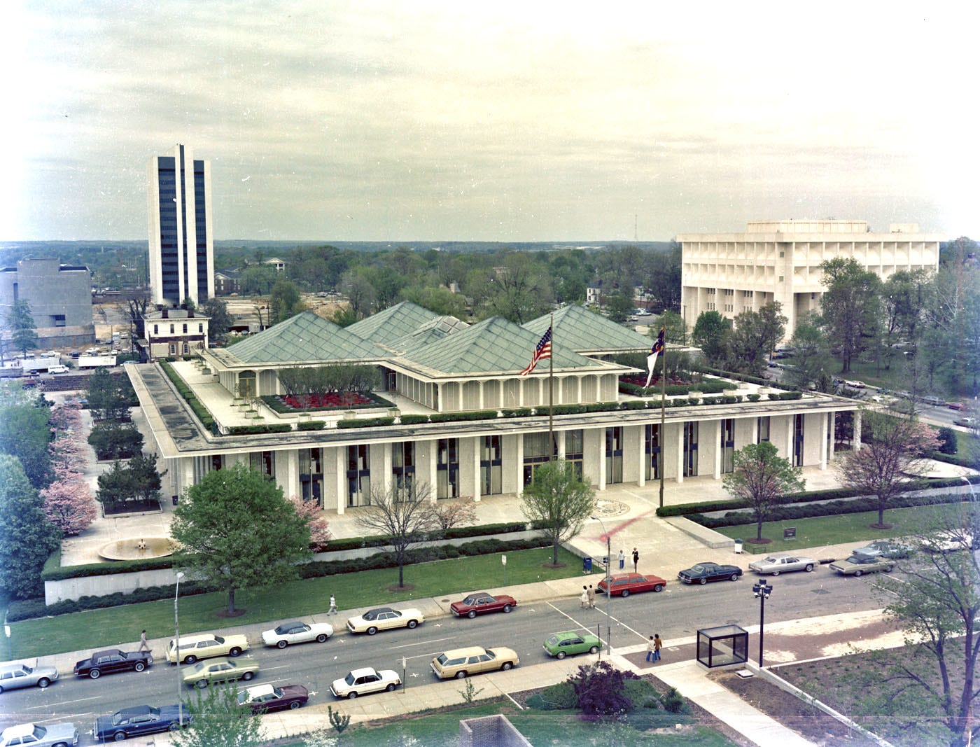 NC Legislative Building in 1977 NC Legislative Building in 1977