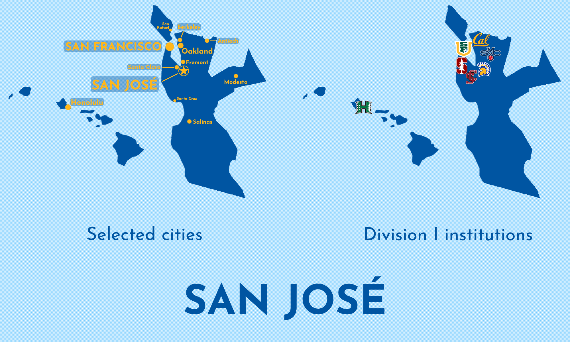 Map of San José