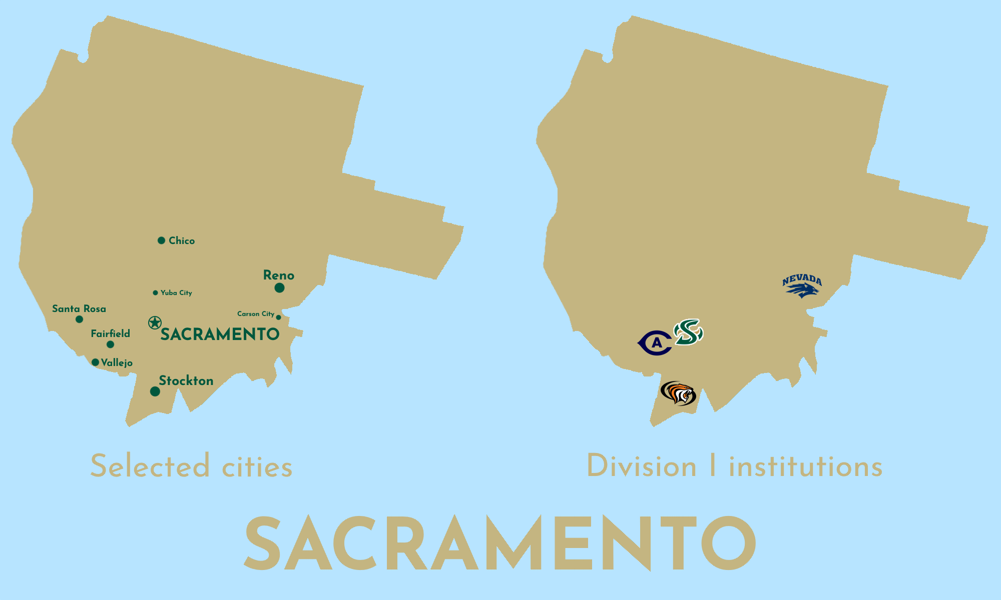 Map of Sacramento