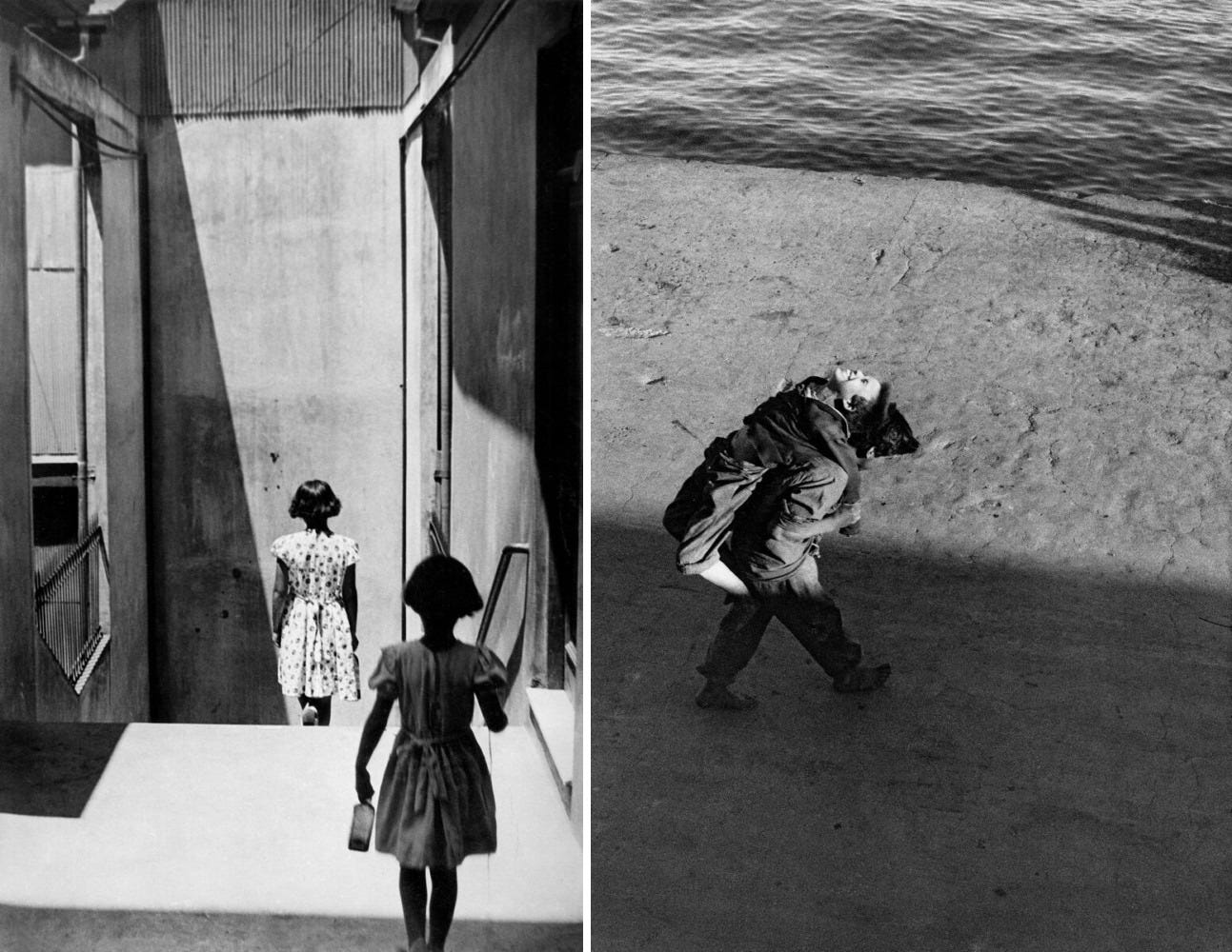 Passage Bavestrello, Valparaíso 1952 & Valparaíso, 1963 by Sergio Larrain