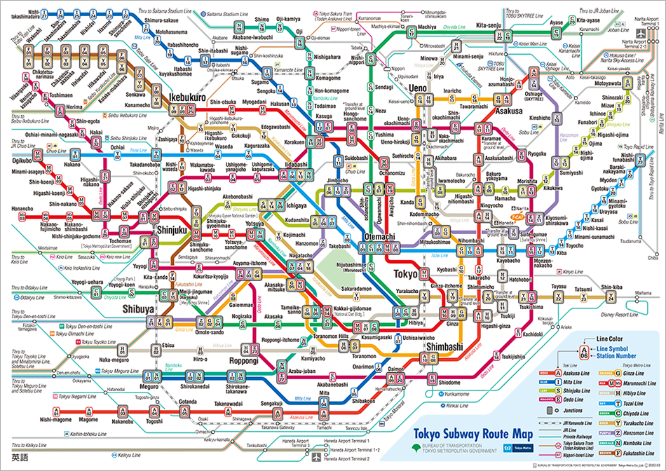 Tokyo Metro | Subway Map