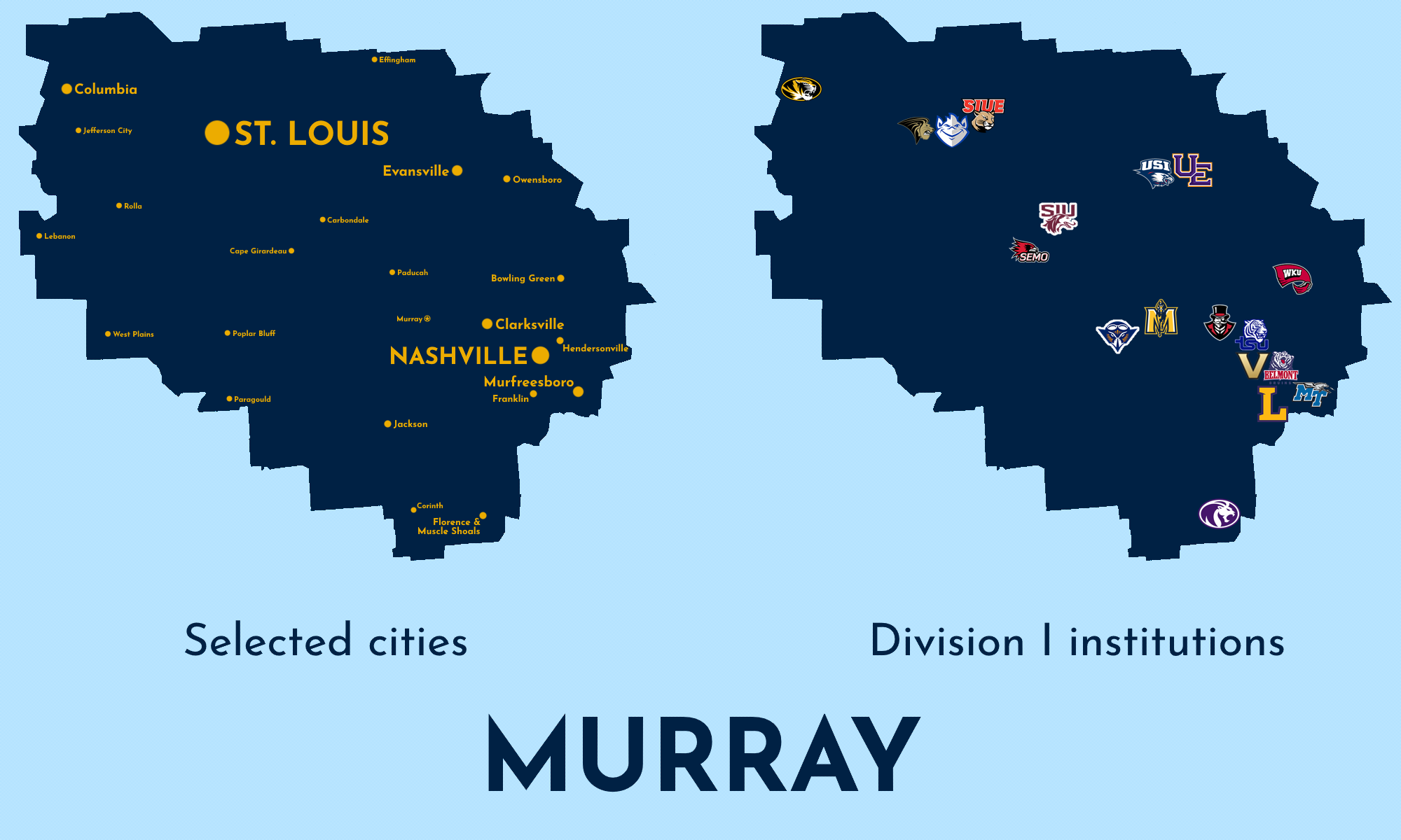 Map of Murray