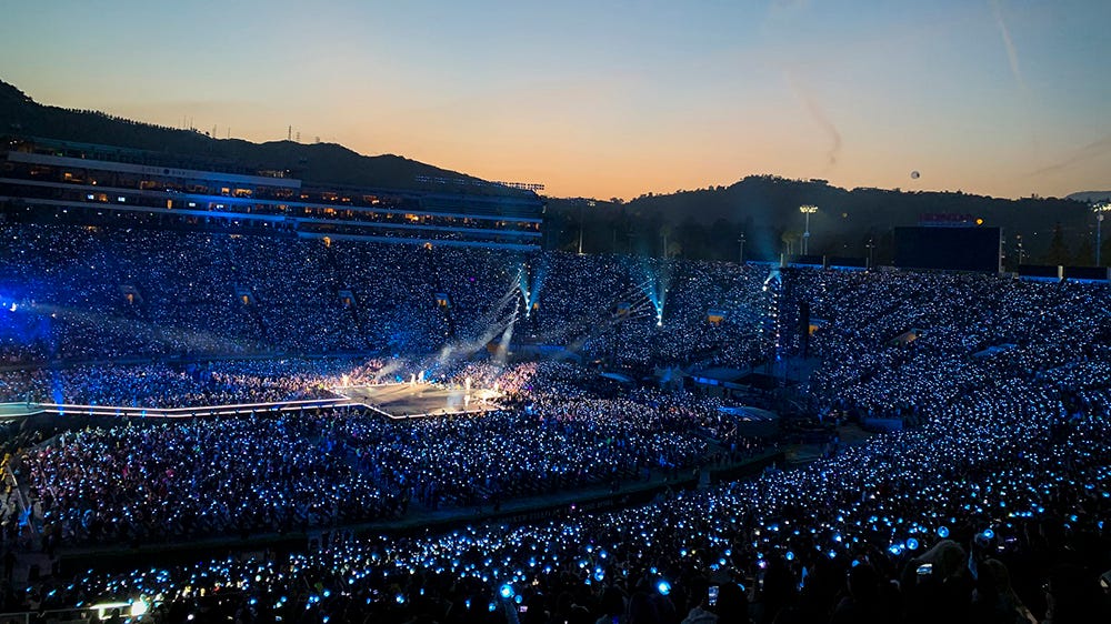 BTS Bring the Noise to the Rose Bowl