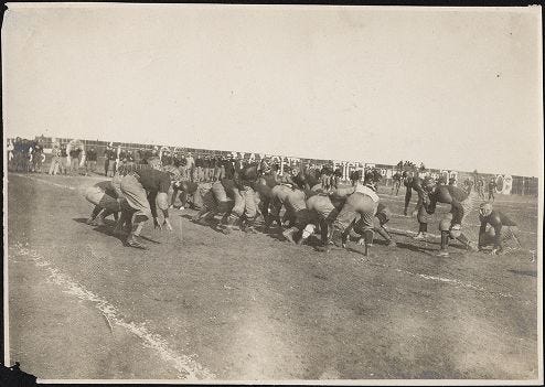 Stanford vs sherman indians 1905 football game