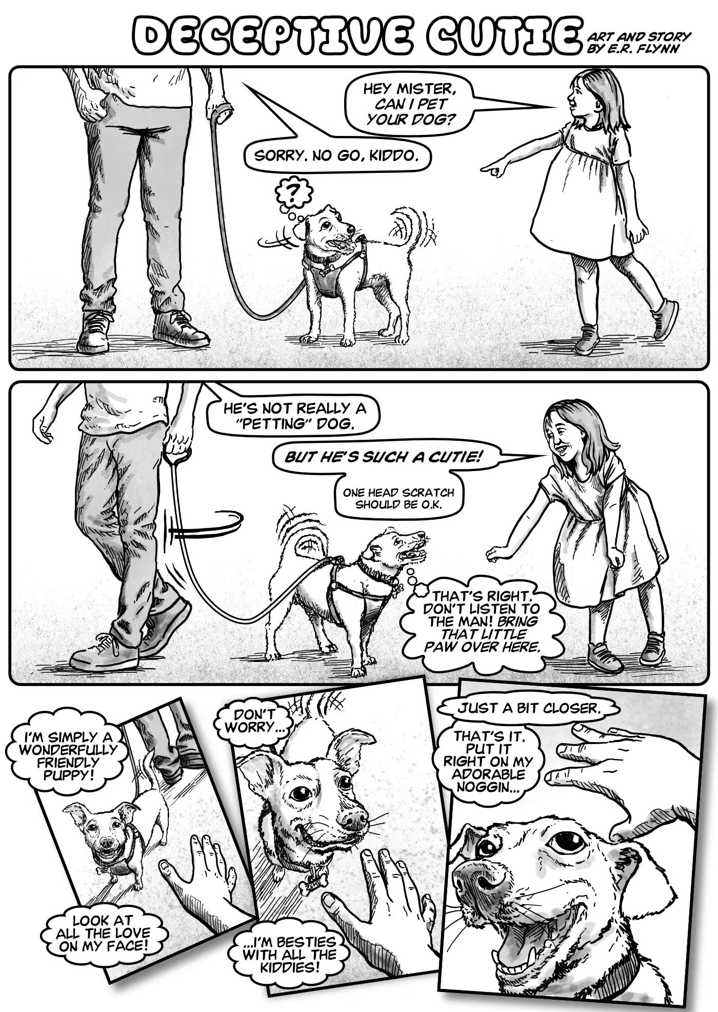 Deceptive Cutie Page 1 Comic by ER Flynn