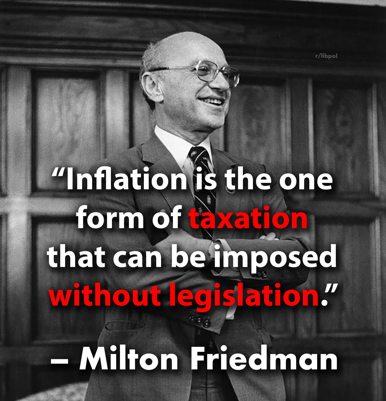 source: https://www.reddit.com/r/economy/comments/11ug55l/milton_friedman_on_inflation/
