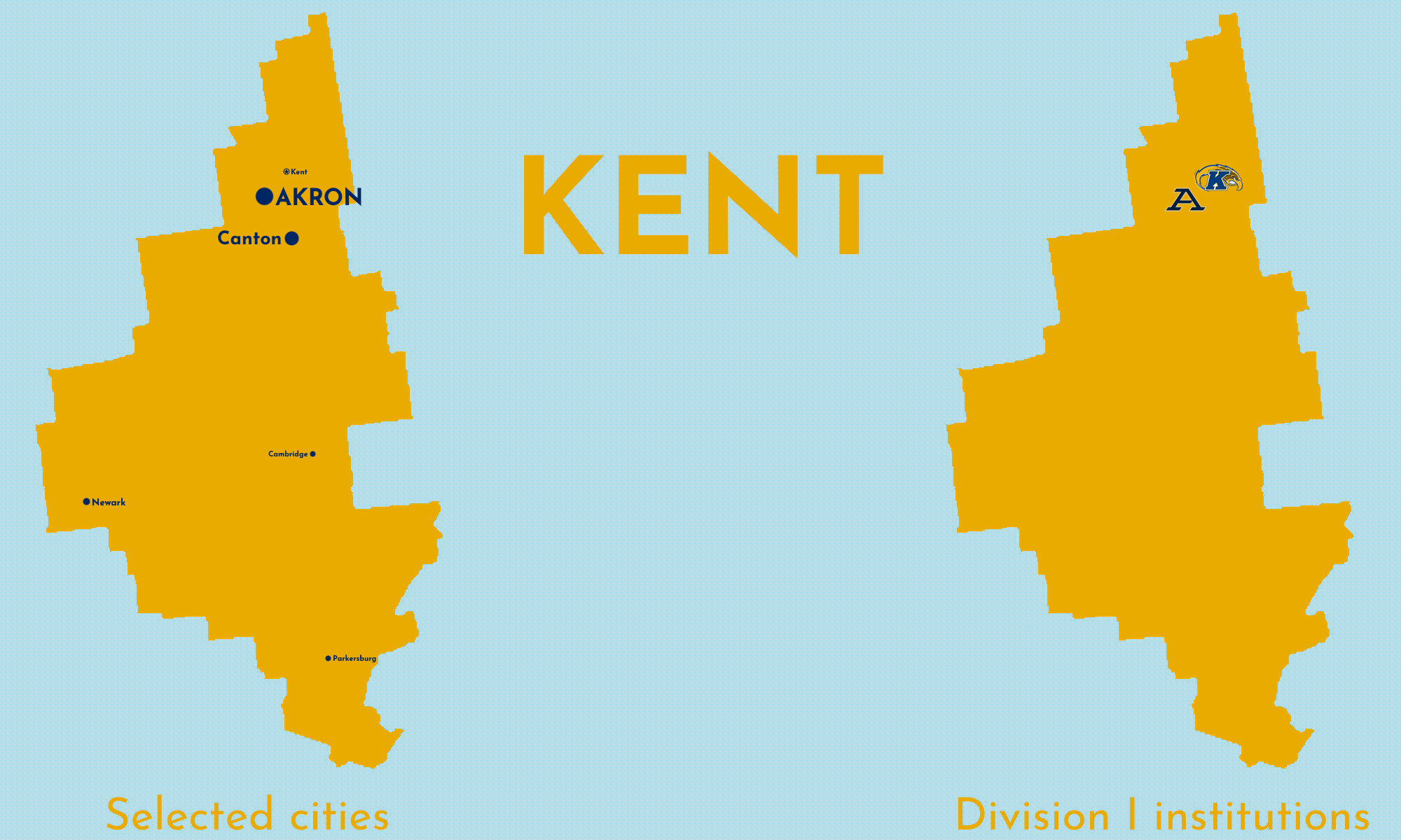 Map of Kent