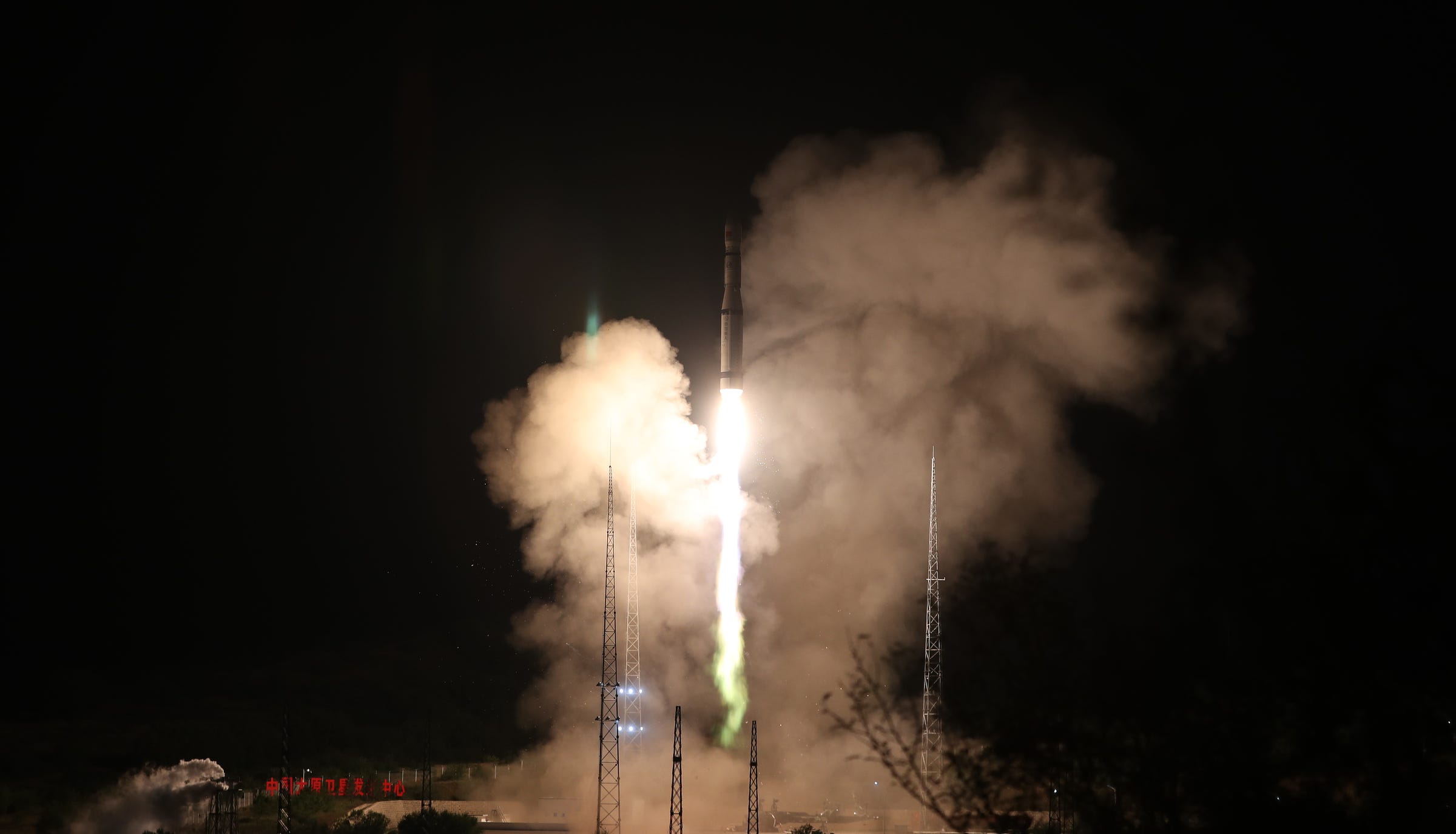 The Long March 6 Y11 vehicle lifting off from Launch Complex 16 at the Taiyuan Satellite Launch Center.