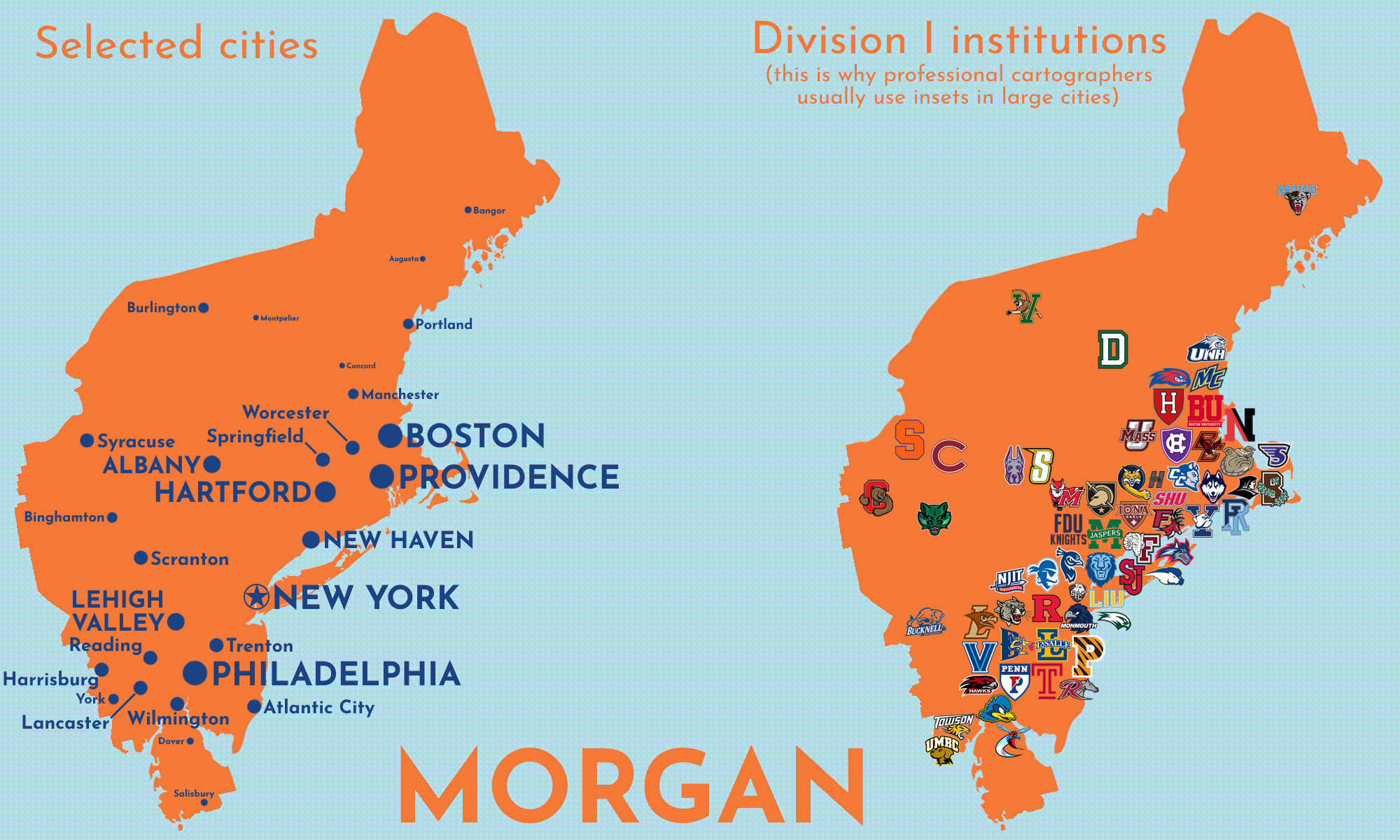 Map of Morgan