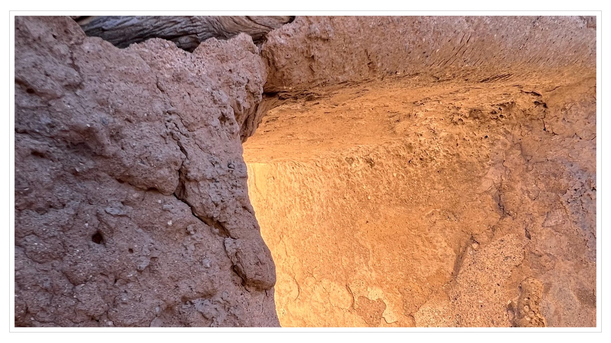 Light radiant inside ancient ruins (New Mexico)