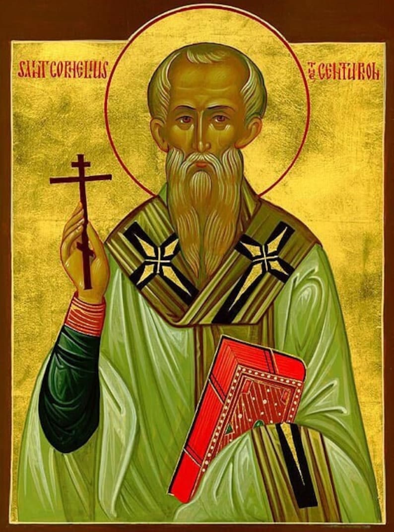 Orthodox icons byzantine Saint Kornil greek orthodox icon byzantine icon birthday, name-day gift baptism gift home gift favors