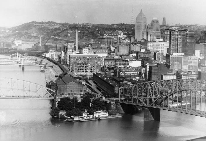 Pittsburgh's Golden Triangle - 1950
