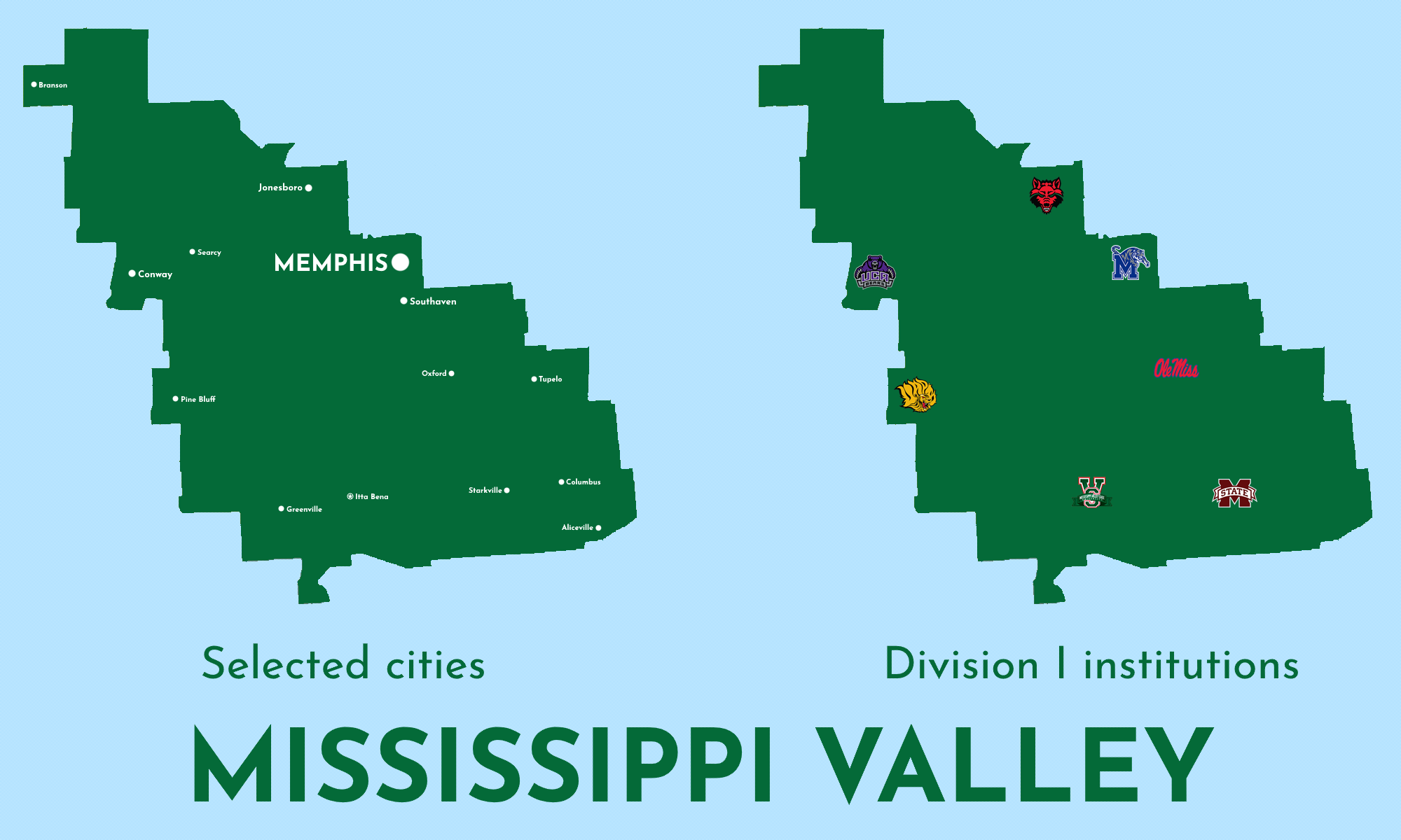 Map of Mississippi Valley