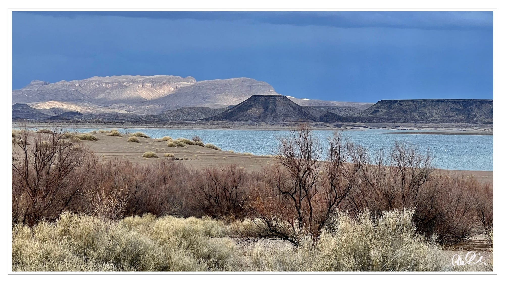 Early morning light on Elephant Butte, NM