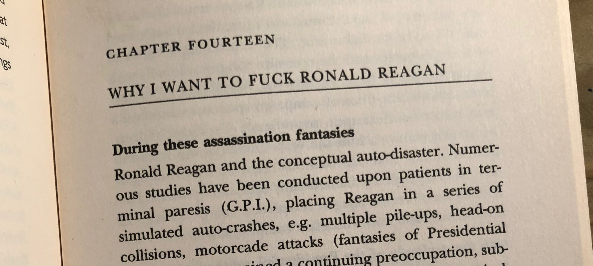 The Atrocity Exhibition - Why I Want to Fuck Ronald Reagan