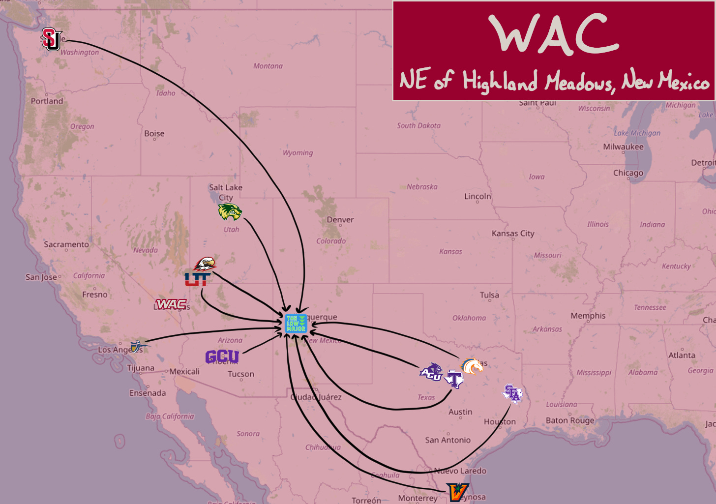 WAC midpoint map