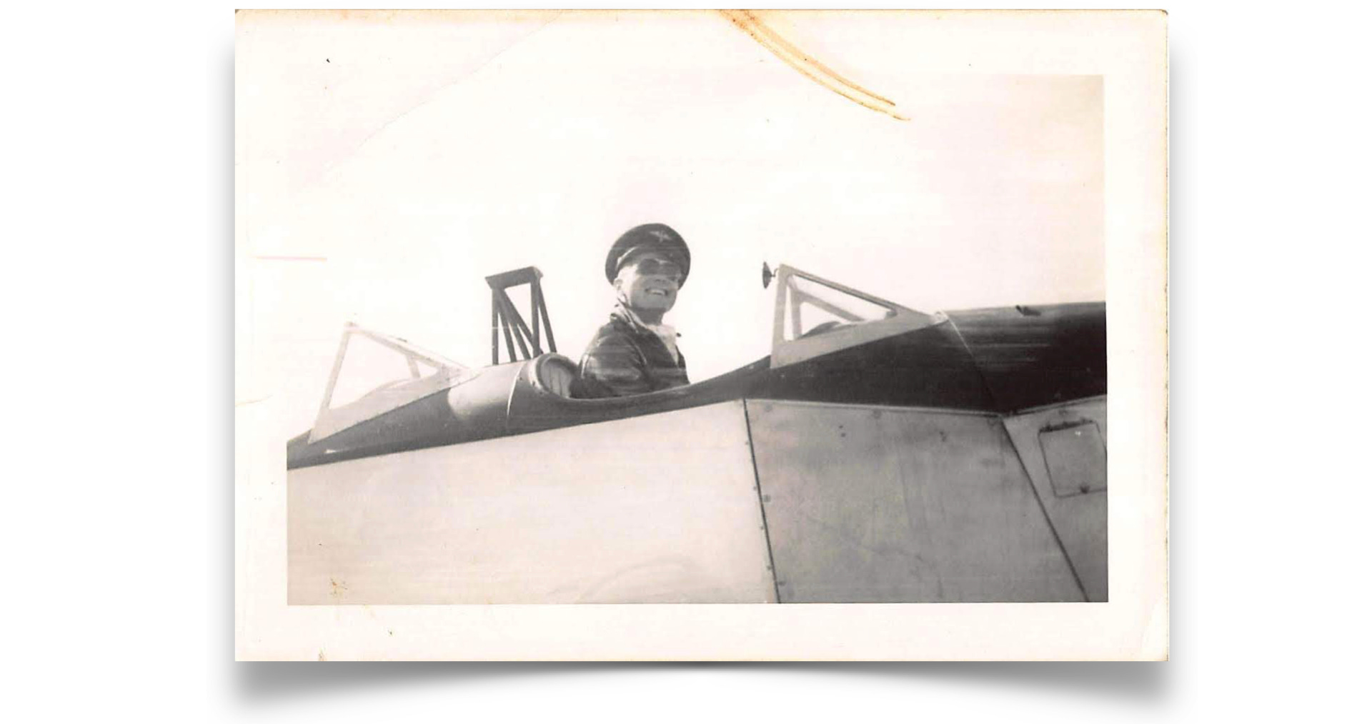 Andrew Jr. in flight training, Texas, 1944. Photo property of the author.