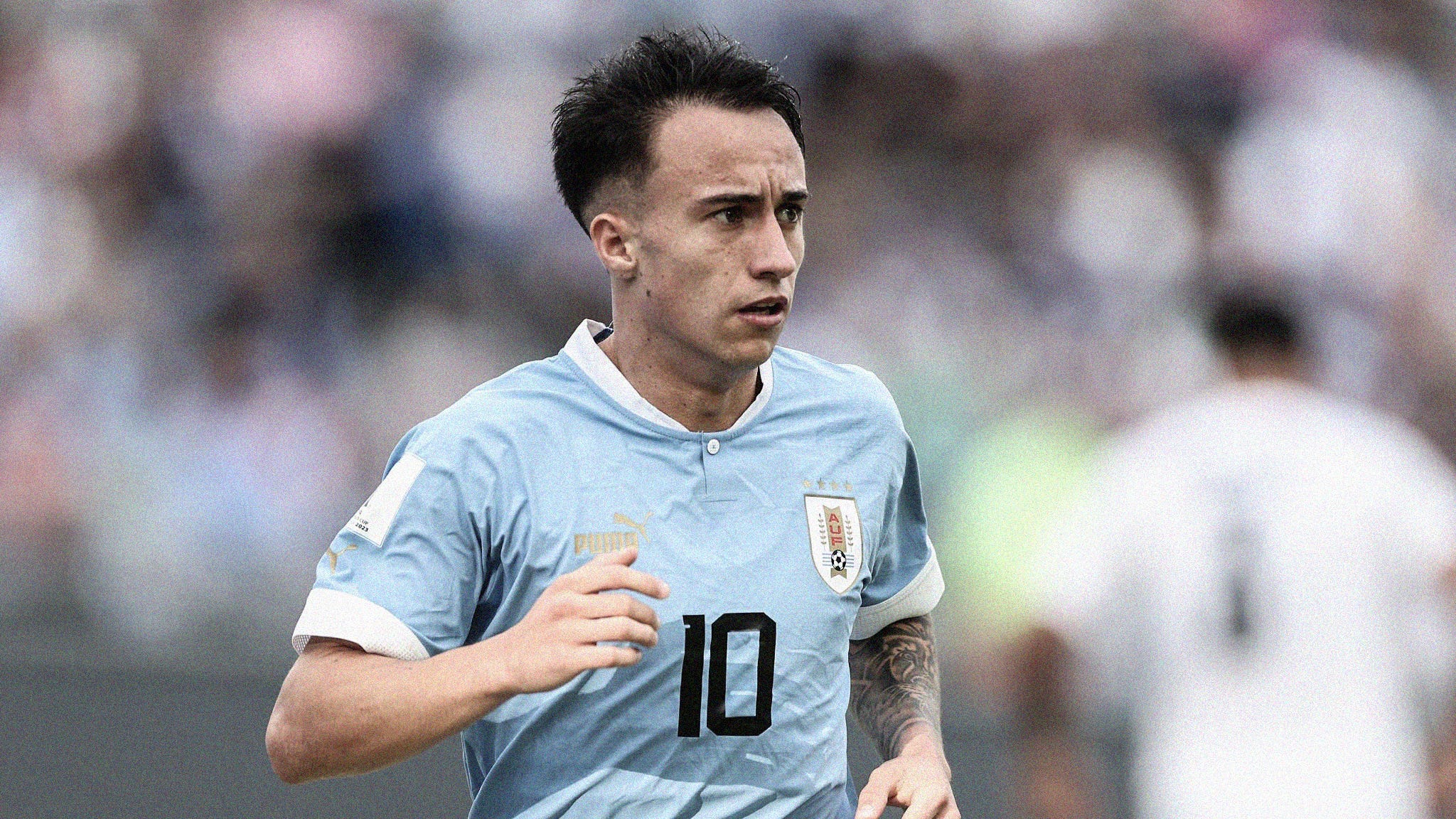 A photo of Uruguay's Franco González at the 2023 FIFA U-20 World Cup