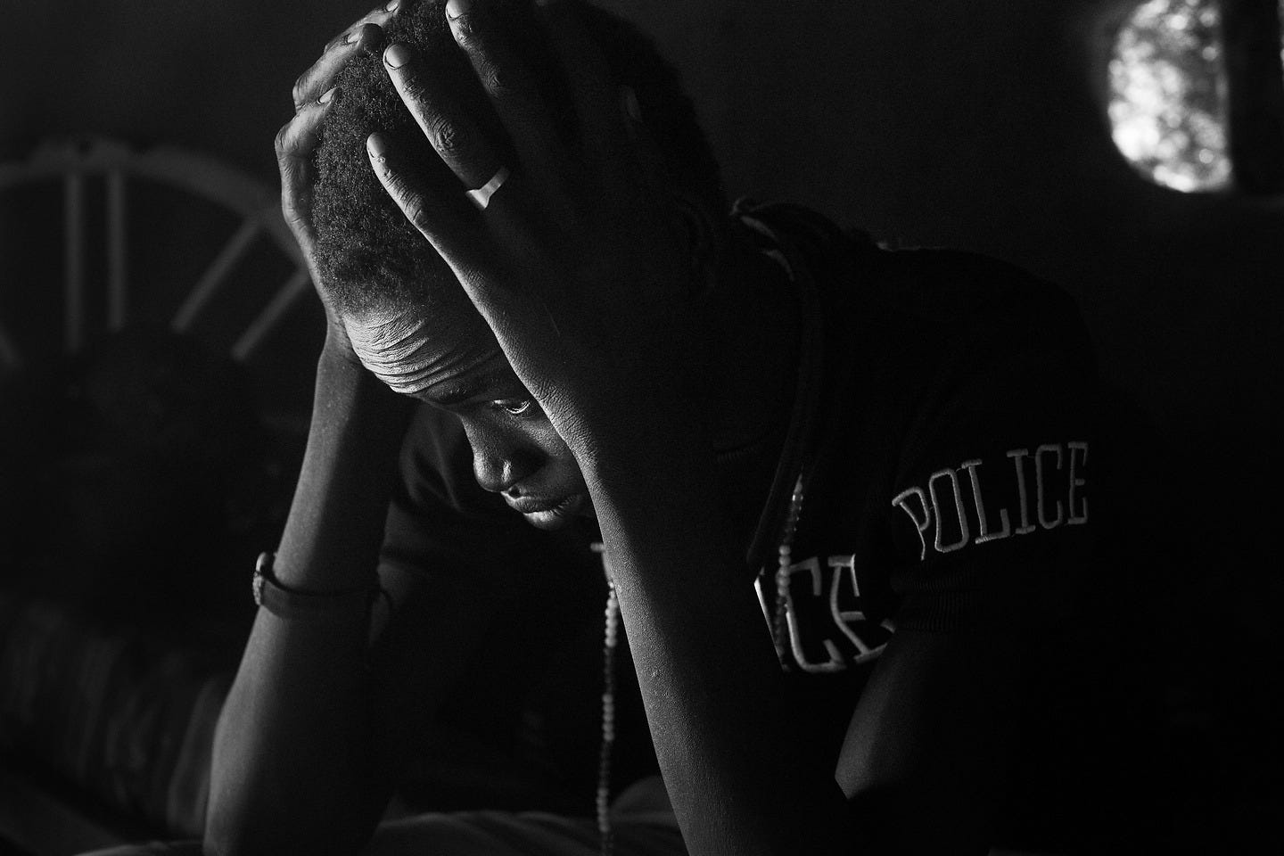 “For X and his brother, the homecoming isnt easy. It was the first time they went fighting against the Murle. Their family leaves them alone while they rest and try and get over what they went through. The youth usually fights only once a year, but after threats from the Murle tribe, X and his brother know they are aware they might have to go back, although they dont want to. From ‘Vanishing Youth’. © Camille Lepage