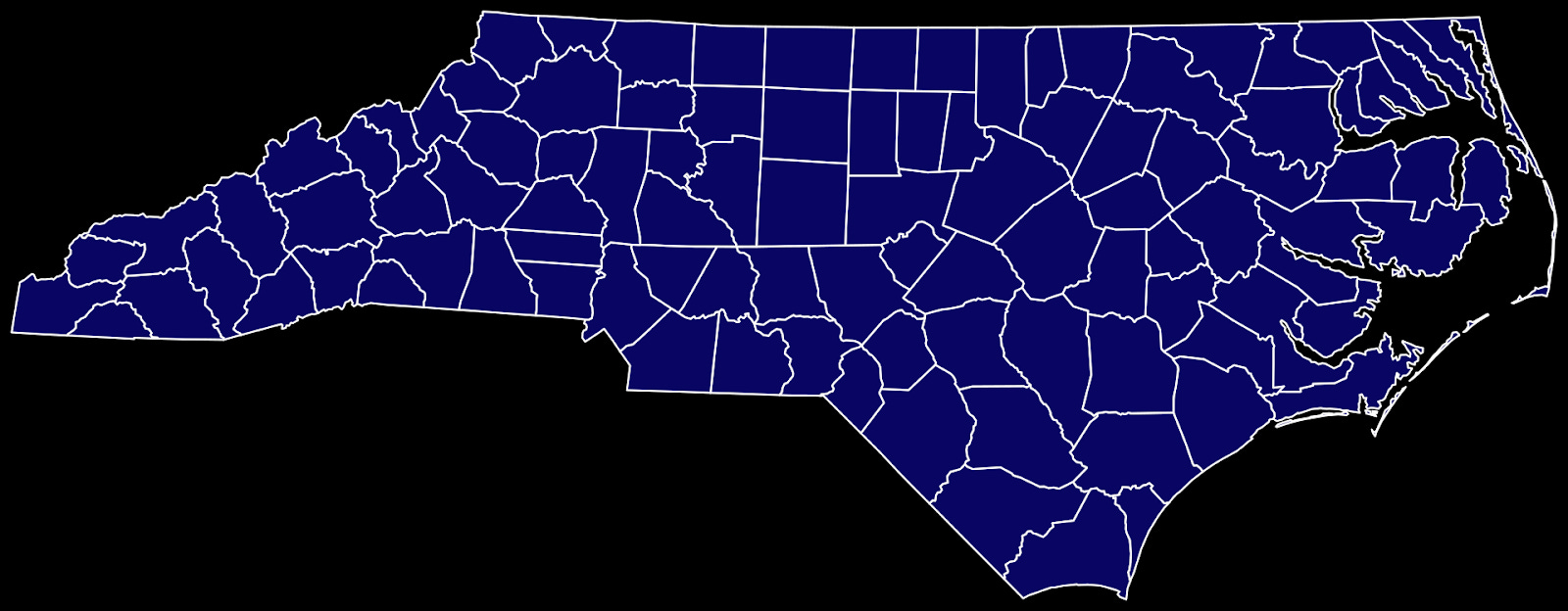 The results of the 2012 North carolina Attorney General's race, in which incumbent and future Governor Roy Cooper received 100% of the vote due to being the only candidate on the ballot.