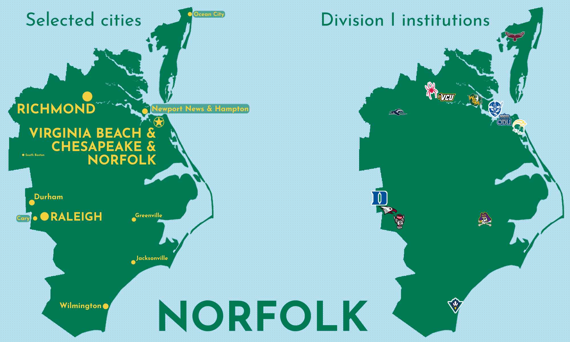 Map of Norfolk