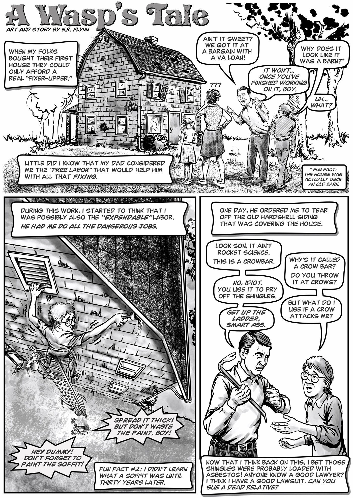 A wasps Tale Comic Page 1 by ERE Flynn